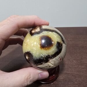 Septarian Crystal Sphere 65 mm